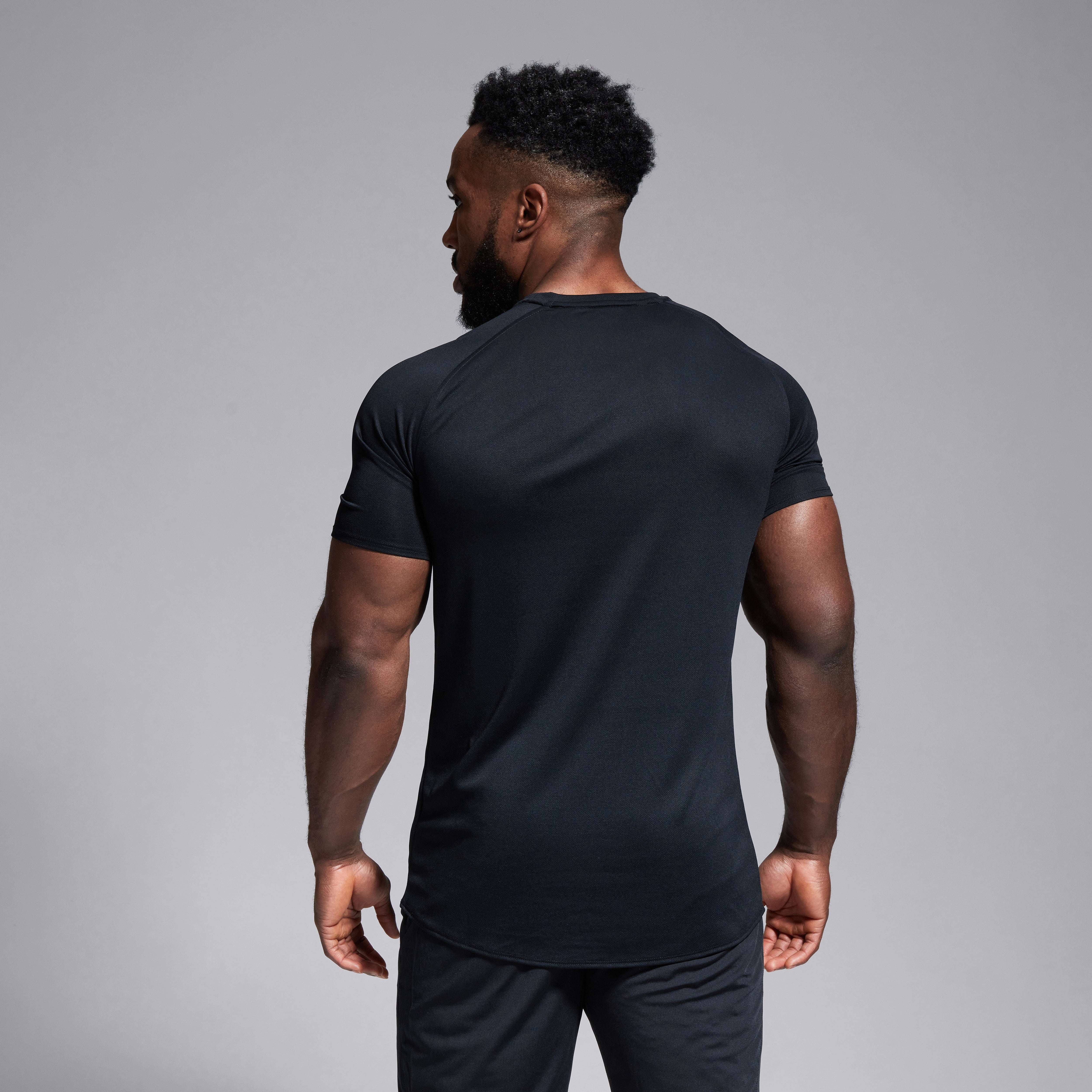 canterbury-core-vapodri-large-logo-tee-uomo-t-shirt-rugby-nera image 2