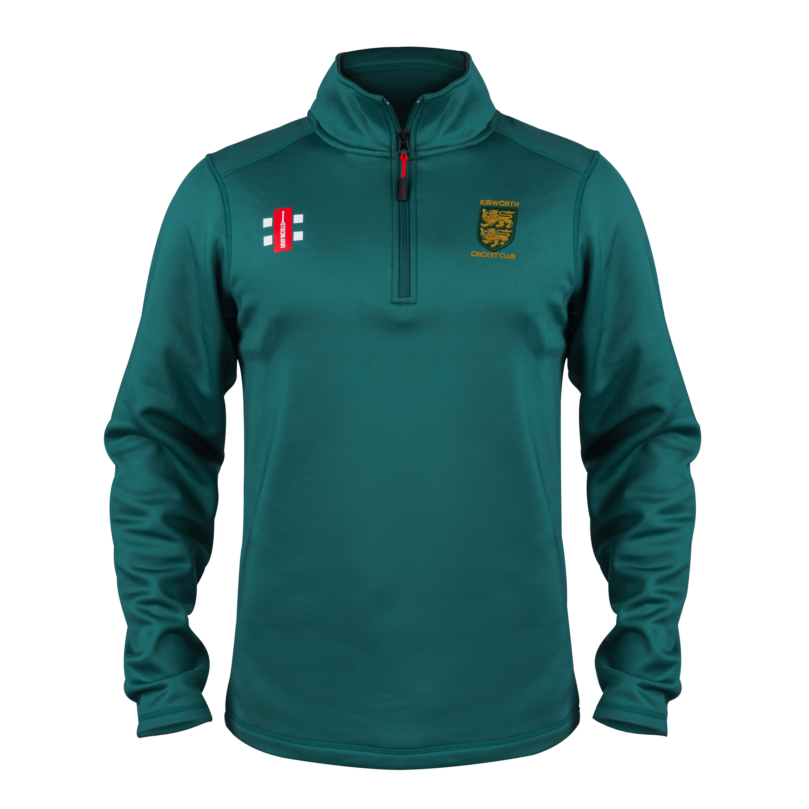 gray-nicolls-storm-thermo-fleece-junior-kibworth-cc-pile-cricket-verde-bambino image 1