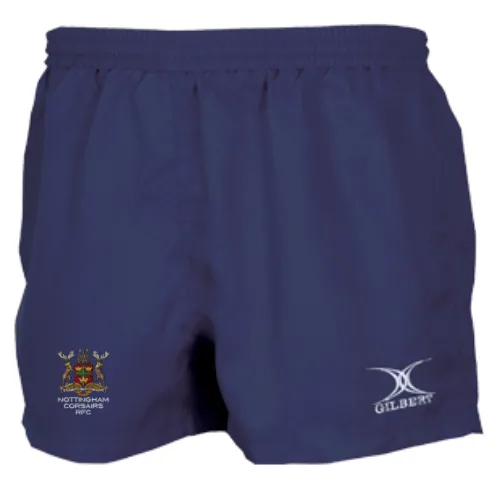 gilbert-rugby-nottingham-corsairs-rfc-saracen-v3-match-shorts-senior-dark-navy image 1