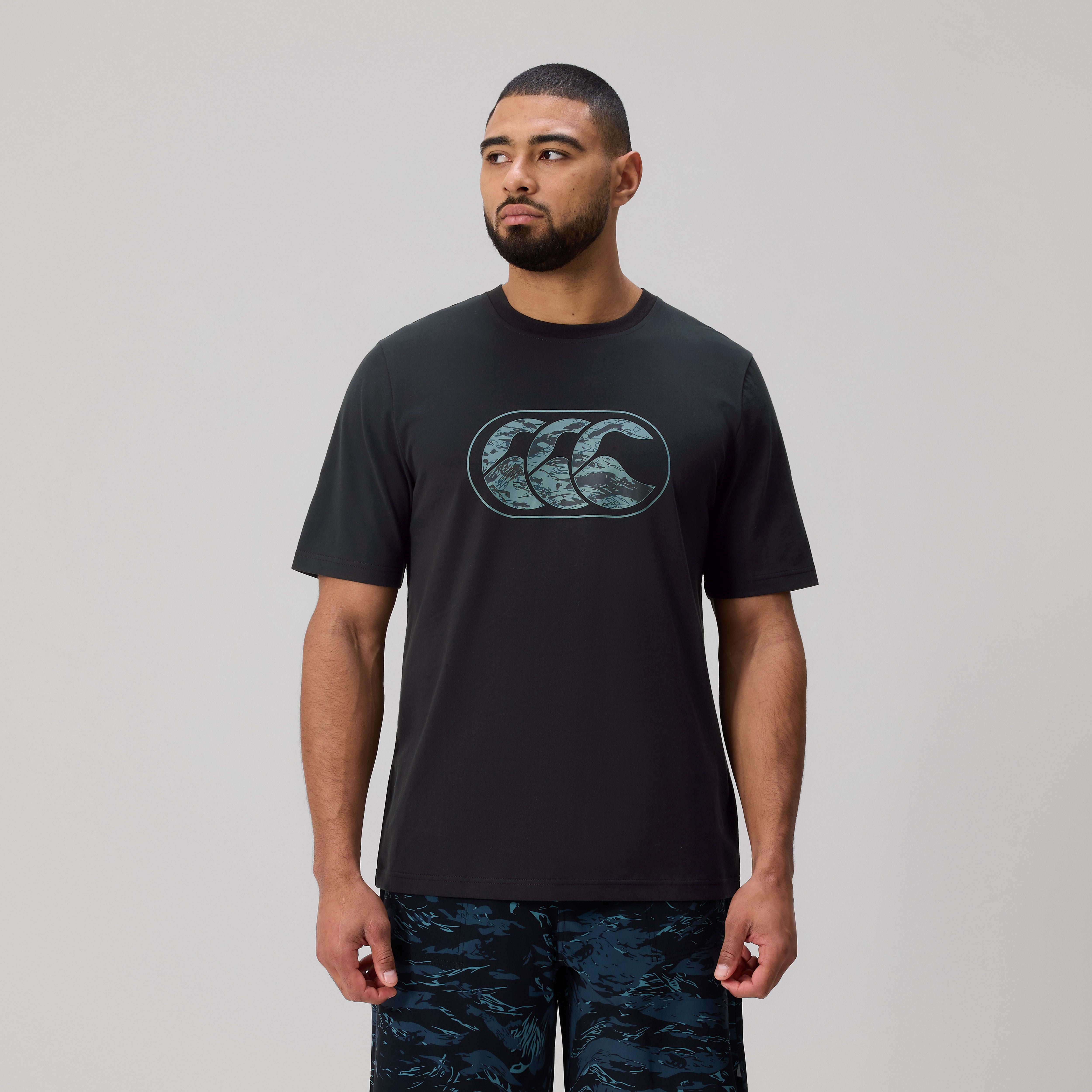canterbury-force-tee-t-shirt-uomo-nera-relaxed-fit image 3