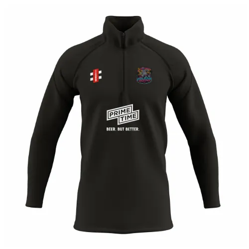 gray-nicolls-gts-pile-1-4-zip-senior-nero-fulham-pigeons-cc image 1