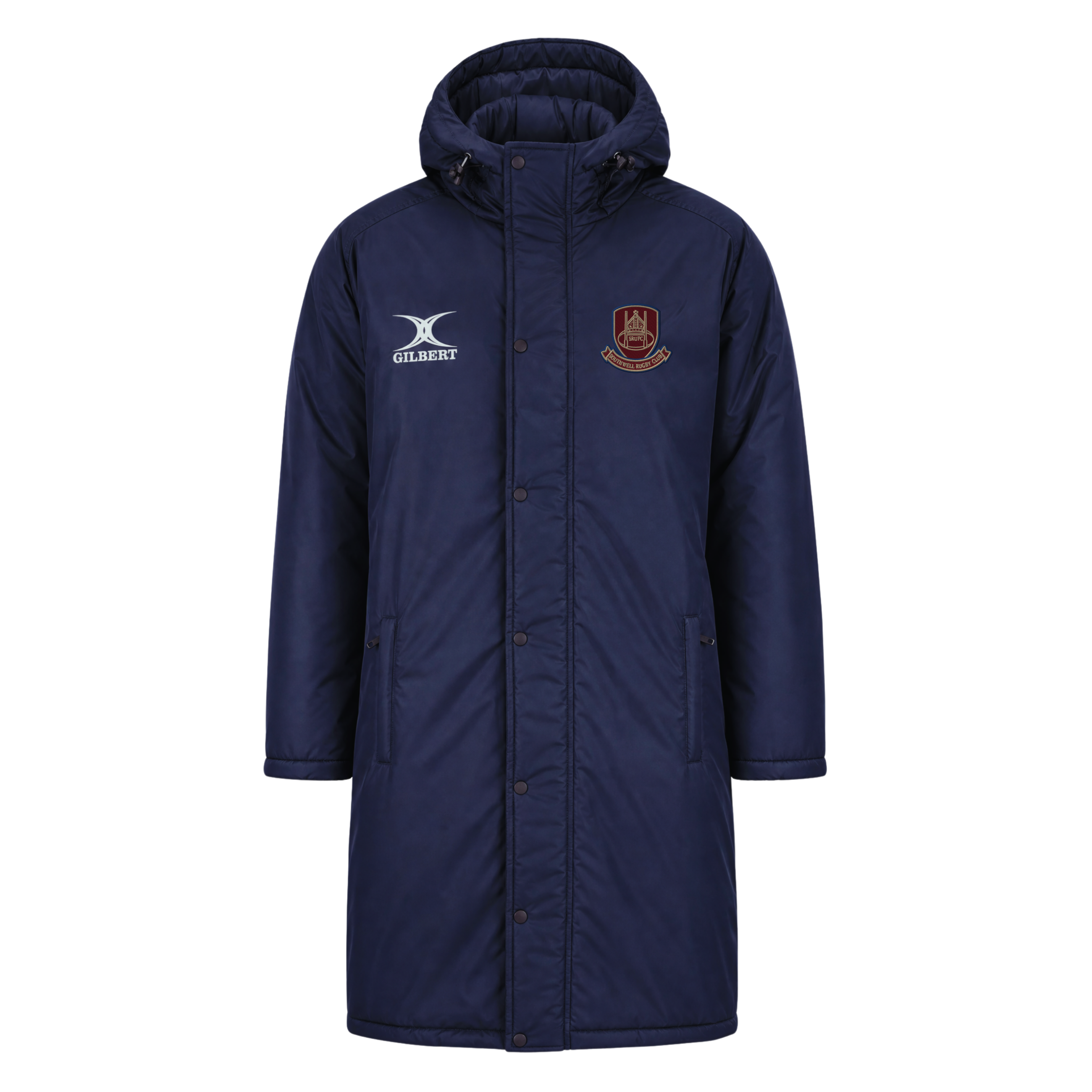 gilbert-rugby-southwell-rufc-senior-tts-giacca-touchline-unisex-blu-navy-scuro image 3