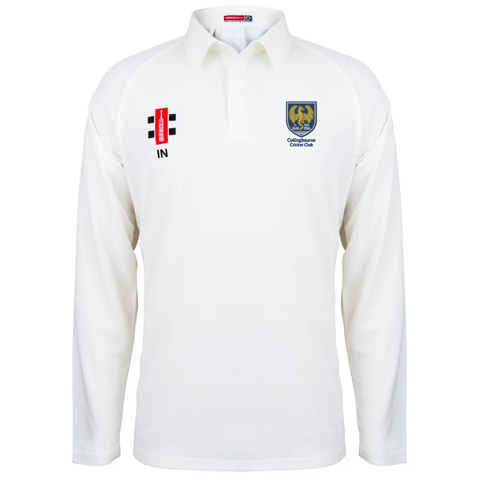 gray-nicolls-matrix-v2-maglia-cricket-manica-lunga-senior-collingbourne-cricket- image 1