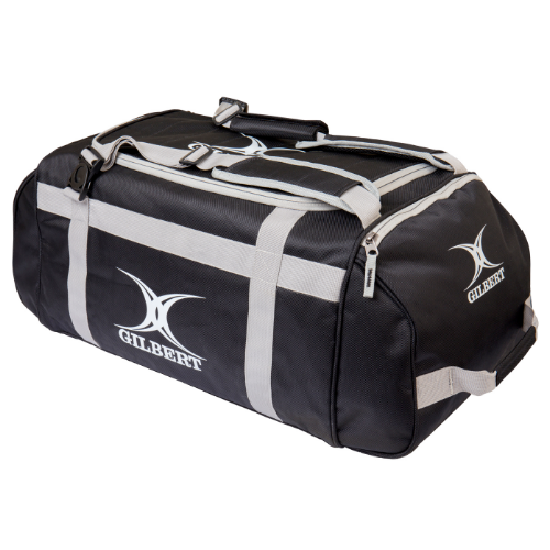 gilbert-rugby-esher-rfc-deluxe-holdall-nero-borsone-rugby-adulto image 1