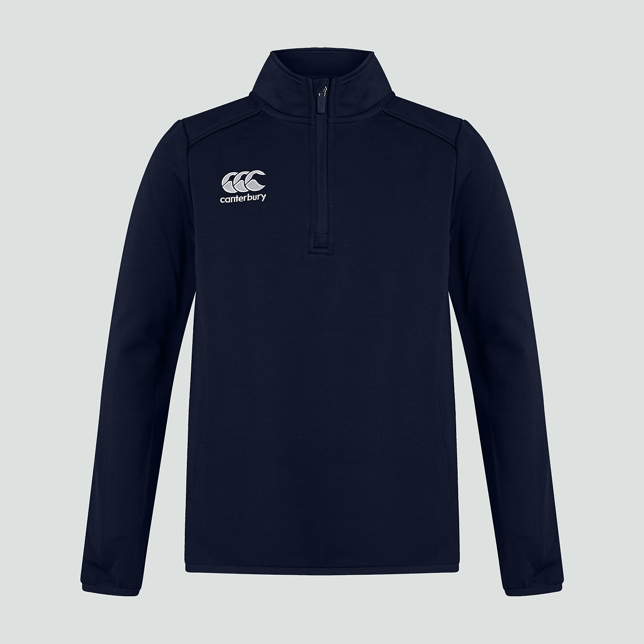 canterbury-club-1-4-zip-midlayer-junior-felpa-allenamento-rugby-navy image 1