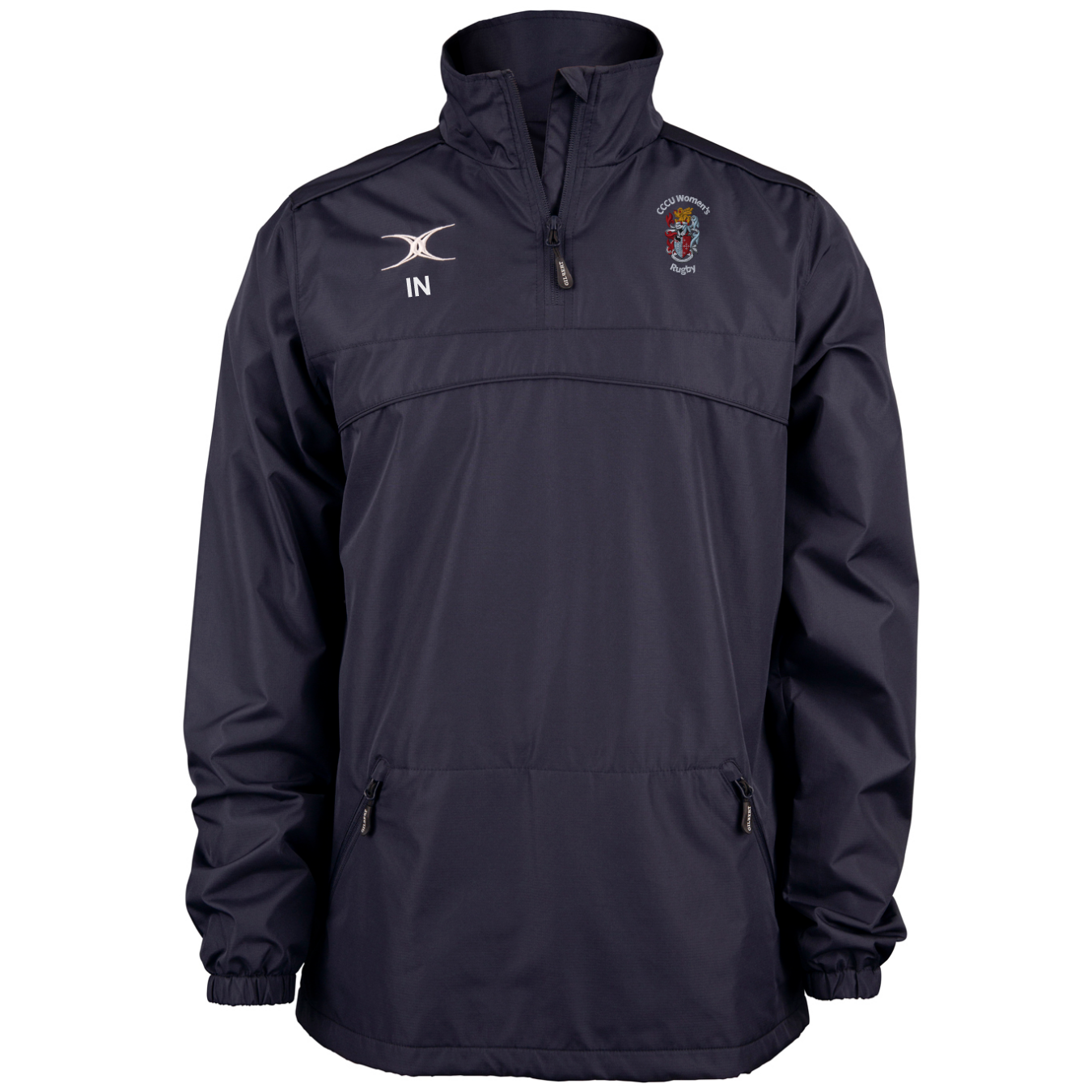gilbert-rugby-photon-giacca-1-4-zip-uomo-senior-dark-navy-cccu-rugby image 1