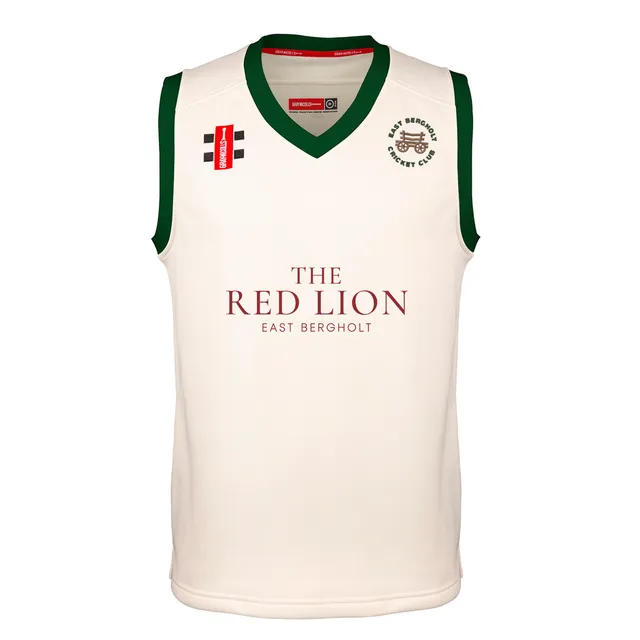 gray-nicolls-east-bergholt-cc-adulto-slipover-pro-performance-avorio-verde image 1