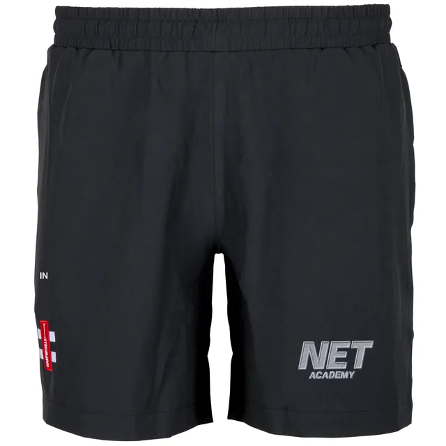 gray-nicolls-net-academy-junior-velocity-pantaloncini-black image 1