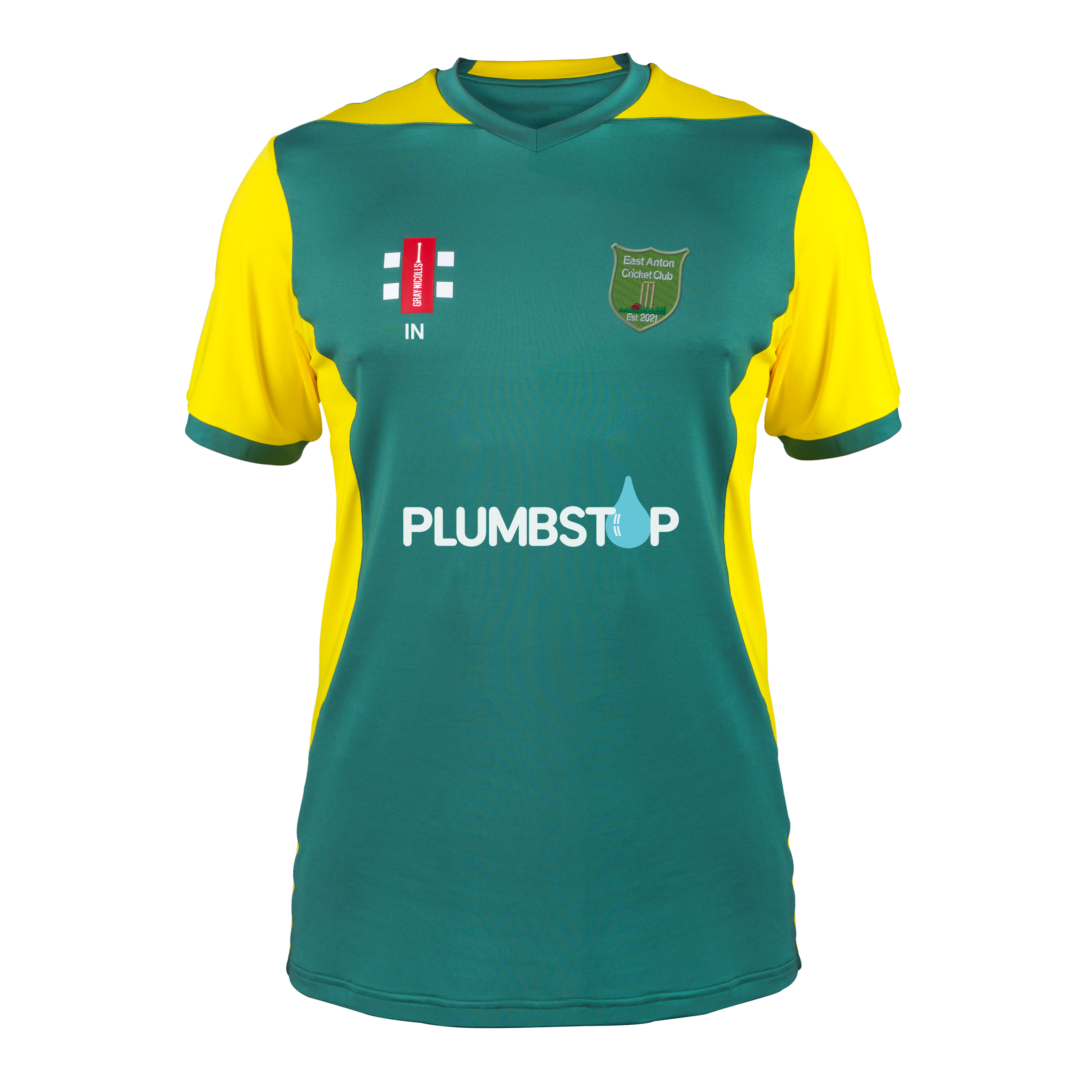 gray-nicolls-east-anton-cc-senior-pro-performance-t20-maglia-manica-corta-verde- image 1