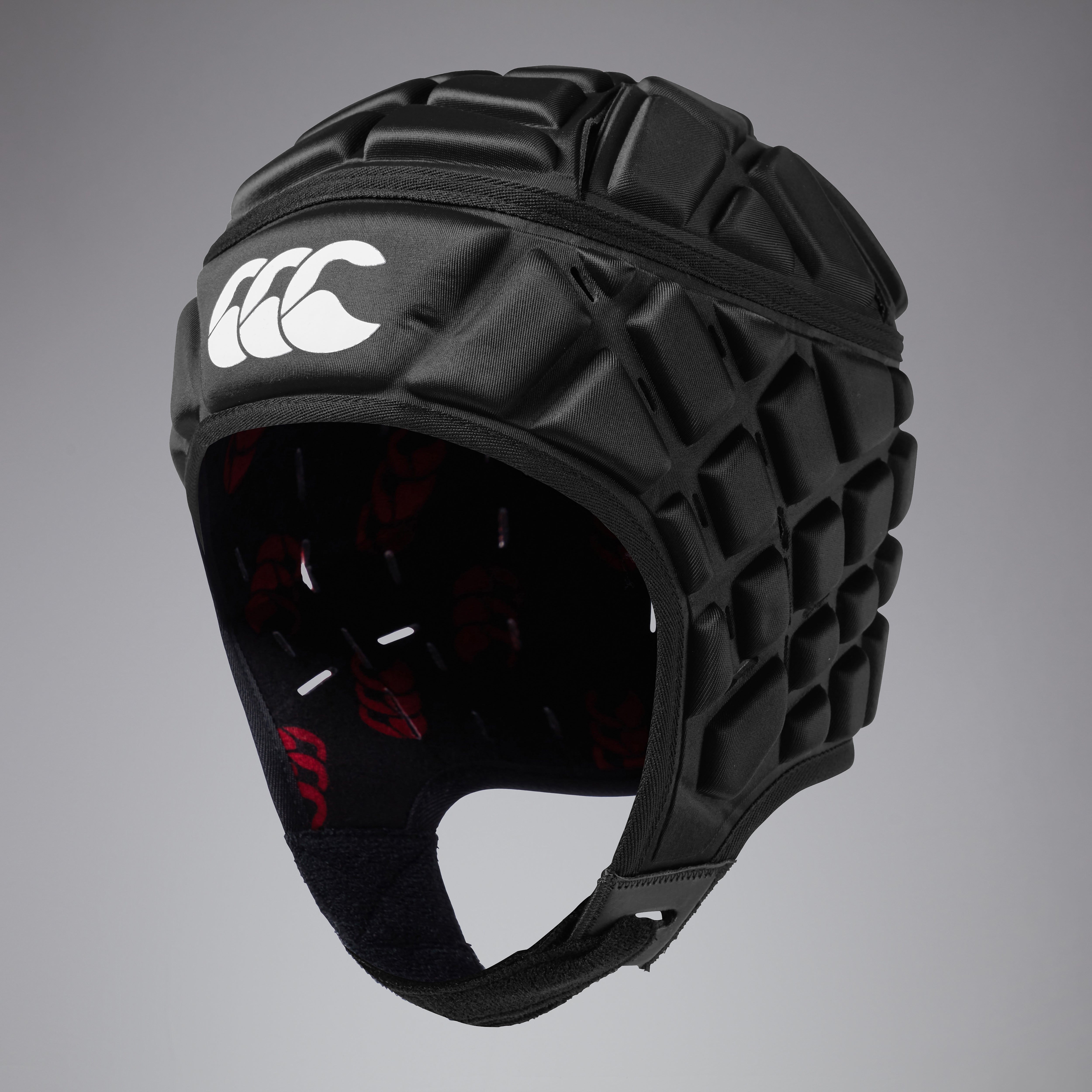 canterbury-raze-caschetto-rugby-adulto-unisex-nero-rosso image 1