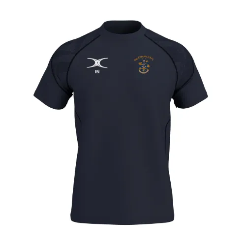 gilbert-rugby-old-elthamians-rfc-gts-t-shirt-junior-blu-navy-manica-corta image 1