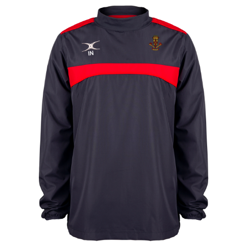 gilbert-rugby-medway-rfc-photon-giacca-warm-up-blu-navy-rosso-uomo image 1