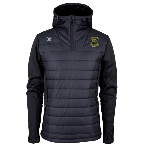 gilbert-rugby-brockleians-rfc-pro-giacca-uomo-1-4-zip-nero image 1