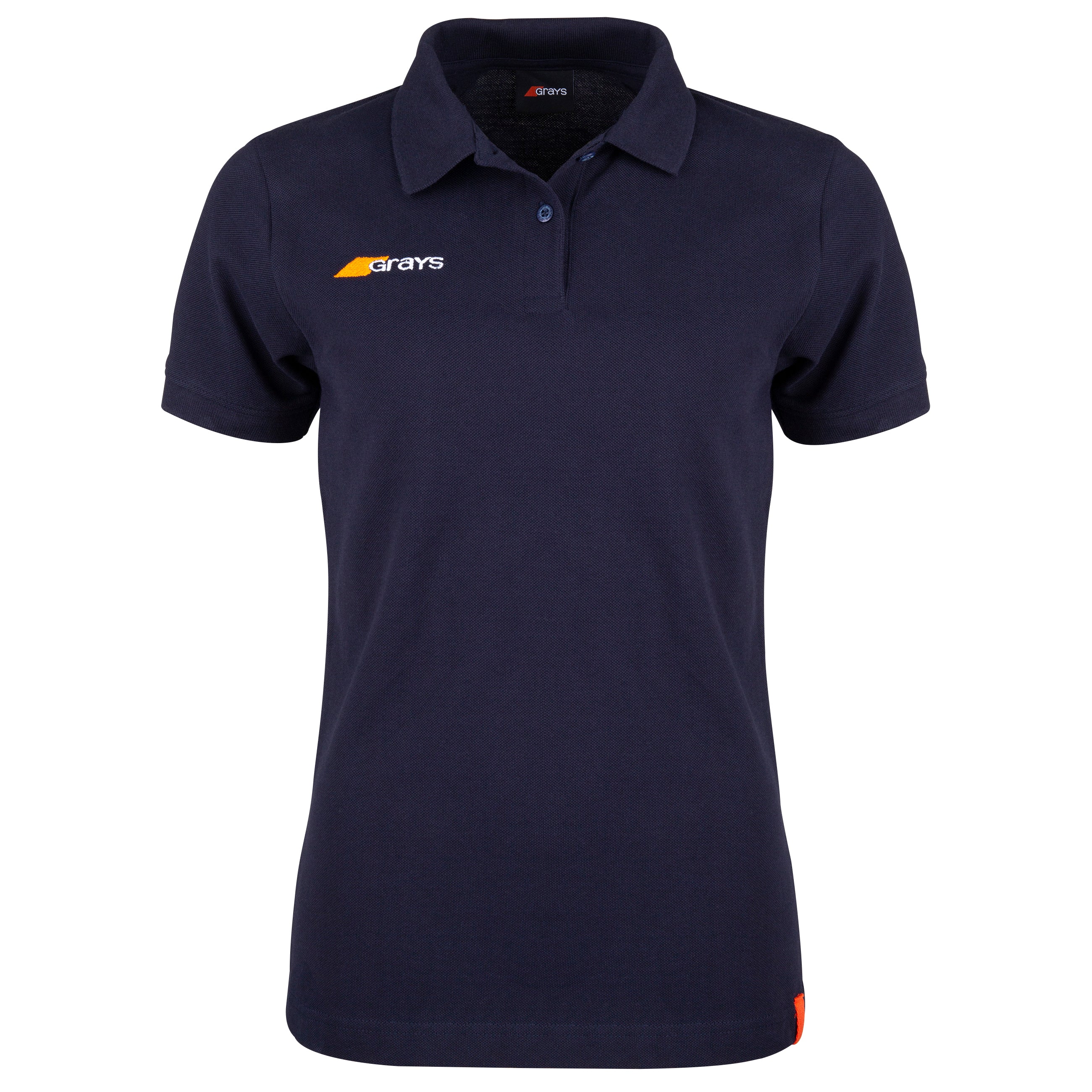 grays-tangent-polo-donna-cotone-organico-nero-blu-navy-bianco image 1