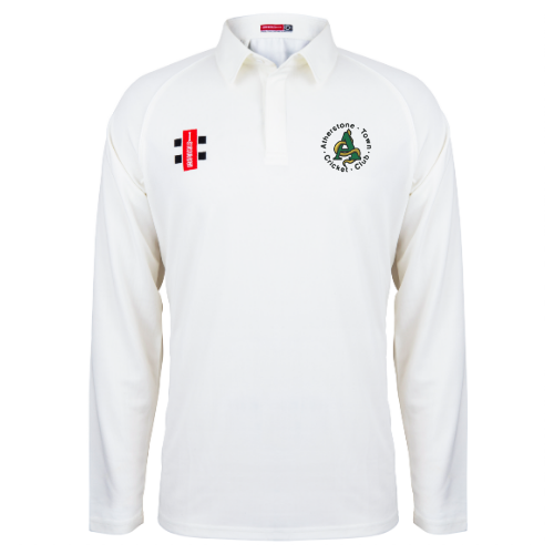 gray-nicolls-matrix-v2-maglia-cricket-manica-lunga-junior-atherstone-cc-ivory image 1