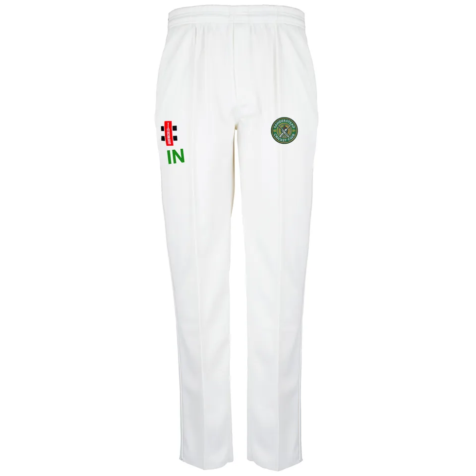 gray-nicolls-matrix-v2-pantaloni-cricket-senior-avorio-sanderstead-cc-ricamo image 1