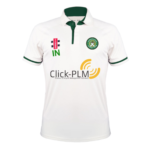 gray-nicolls-pro-performance-v3-maglia-cricket-manica-corta-avorio-verde-sanders image 1