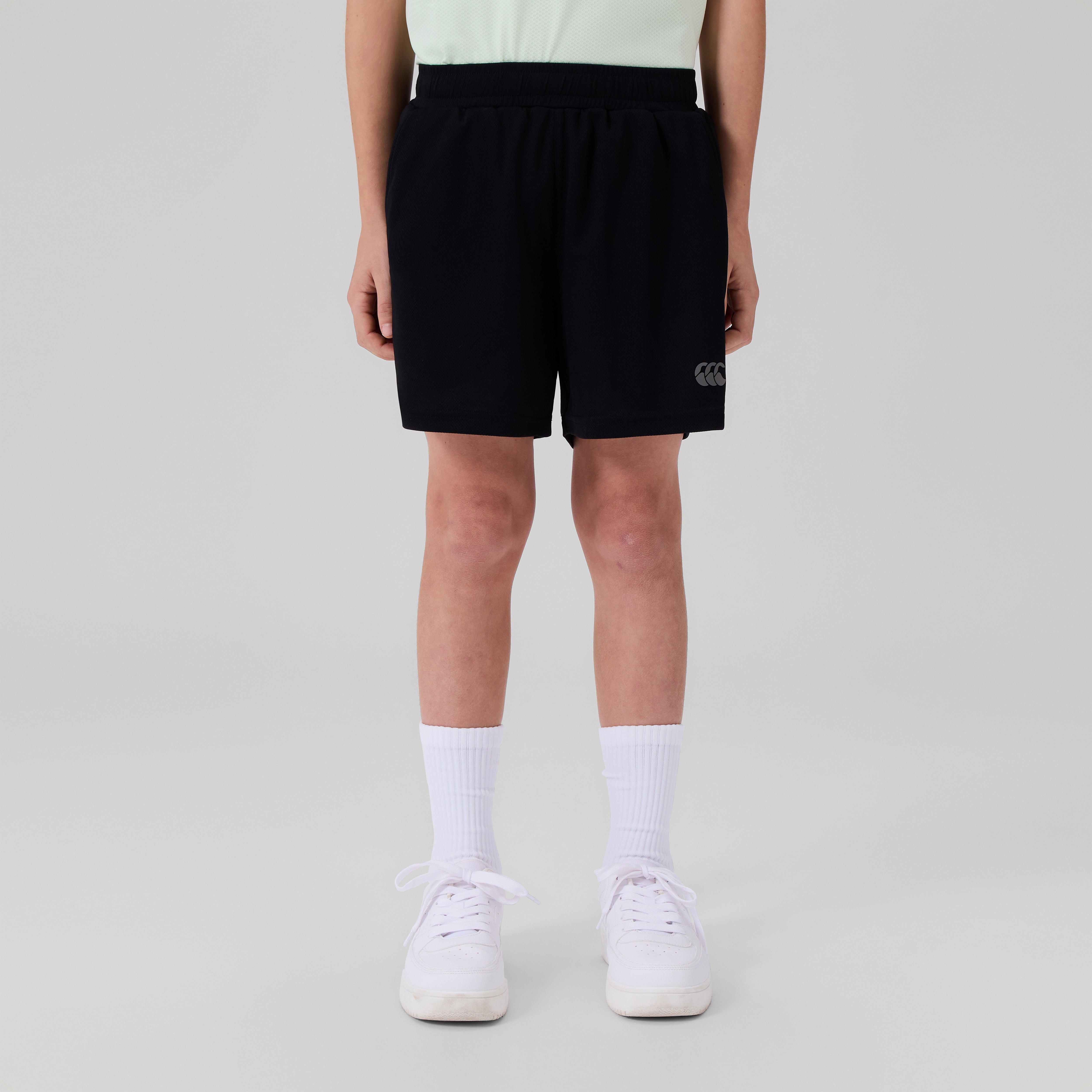 canterbury-tempo-knit-short-bambino-pantaloncino-rugby-nero image 2