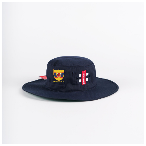 gray-nicolls-maghull-cc-senior-sun-hat-blu-navy-scuro-cappello-sole-cricket image 1