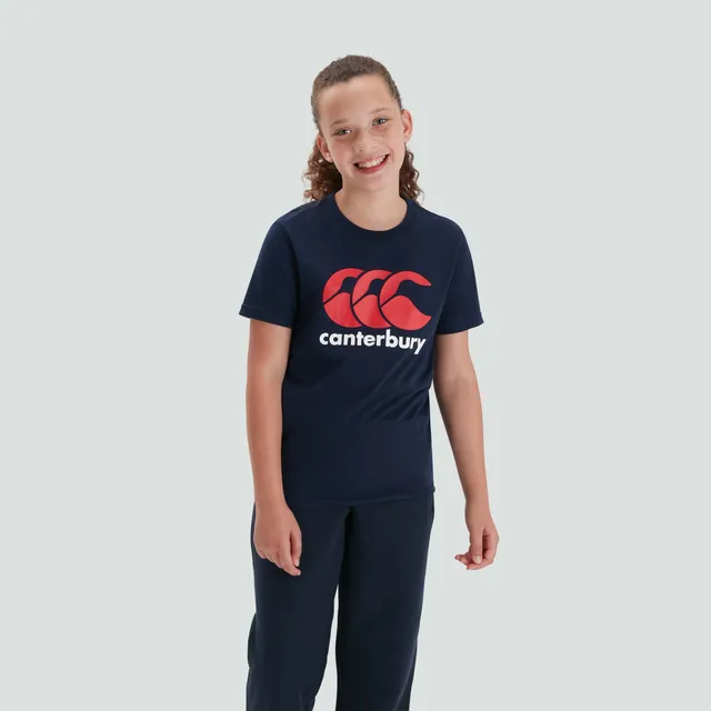 canterbury-ccc-logo-tee-junior-unisex-blu-navy image 1
