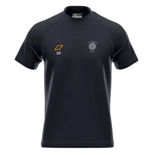 grays-rochdale-hc-gts-maglia-manica-corta-junior-nera-shirt-hockey-bambino image 1