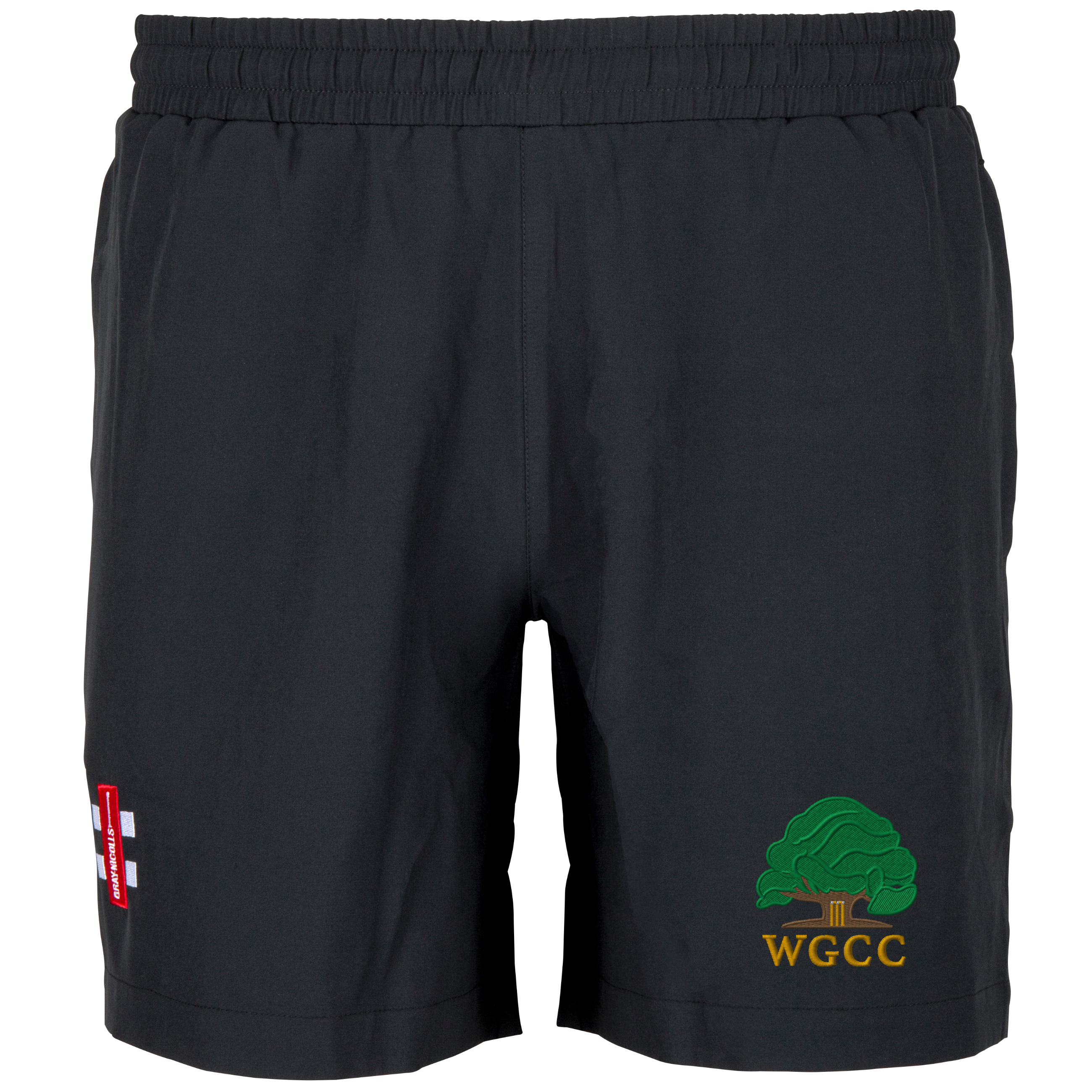 gray-nicolls-wisborough-green-velocity-shorts-senior-black-pantaloncini-cricket image 1