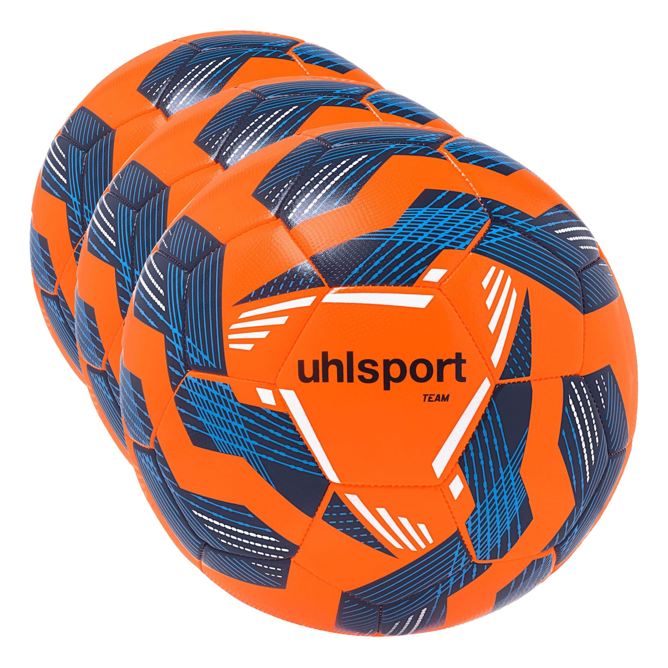 uhlsport-team-pallone-calcio-allenamento-arancione-fluo-blu image 5