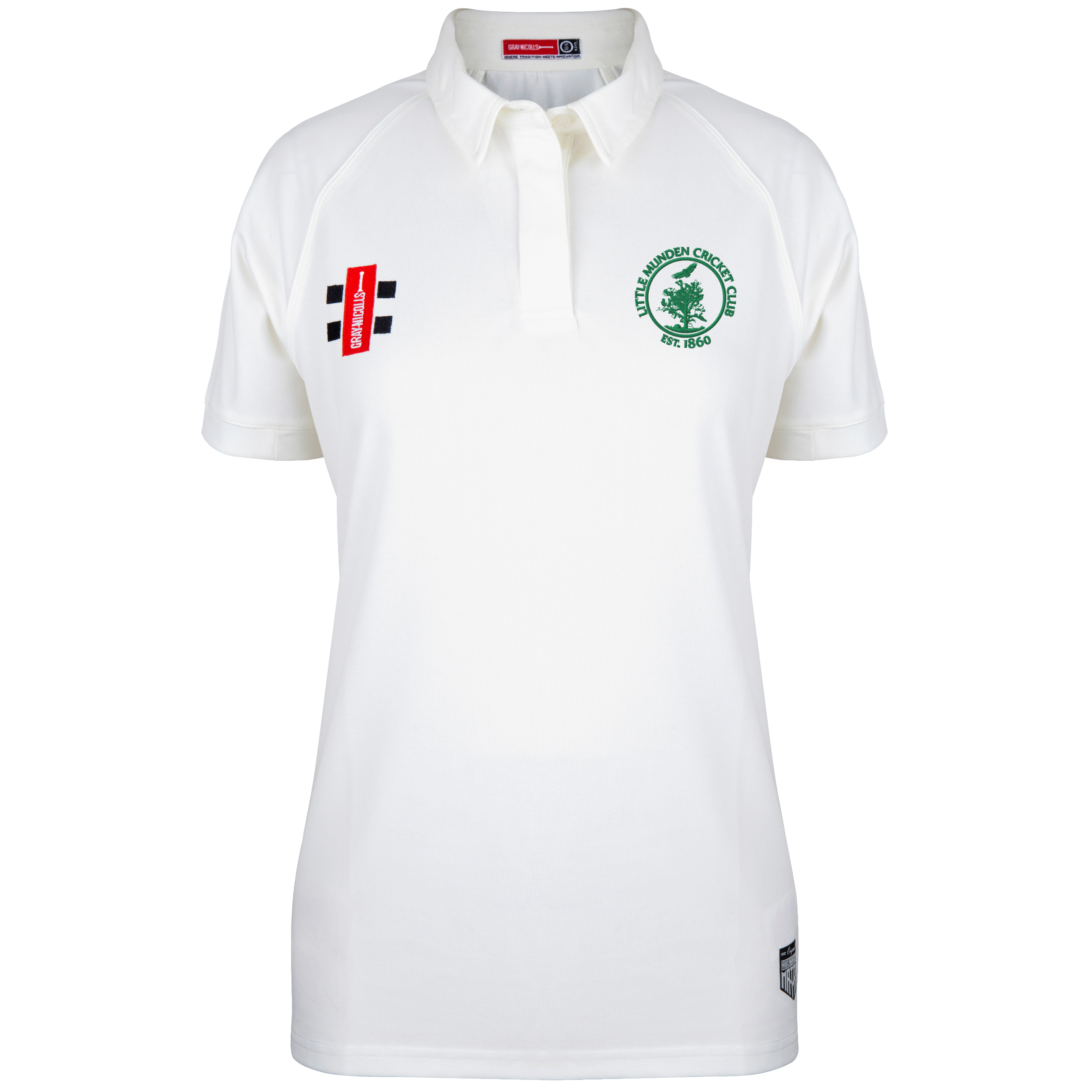 gray-nicolls-little-munden-cc-donna-matrix-v2-maglia-cricket-manica-corta-avorio image 1