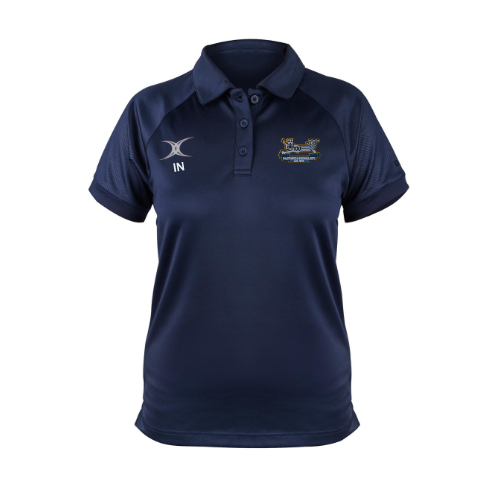 gilbert-rugby-hastings-bexhill-rfc-donna-polo-evo-manica-corta-blu-navy image 1