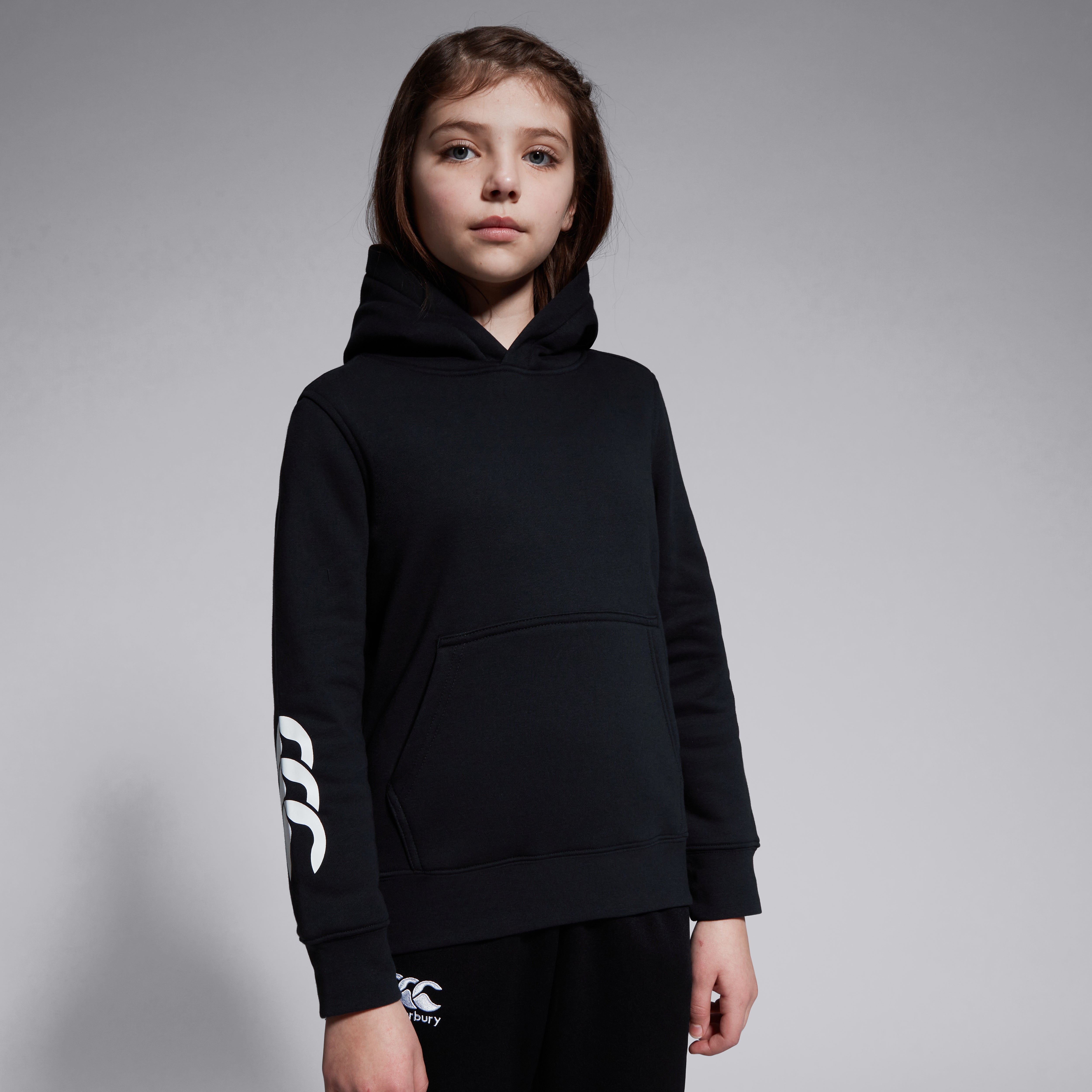 canterbury-junior-club-hoody-black-felpa-con-cappuccio-junior-nera image 5