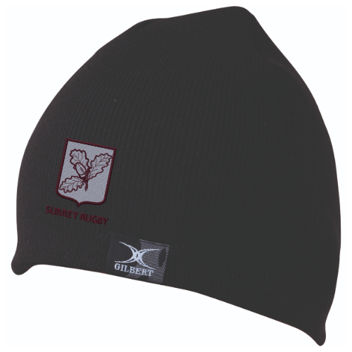 gilbert-rugby-surrey-rugby-cappello-beanie-nero-adulto image 1