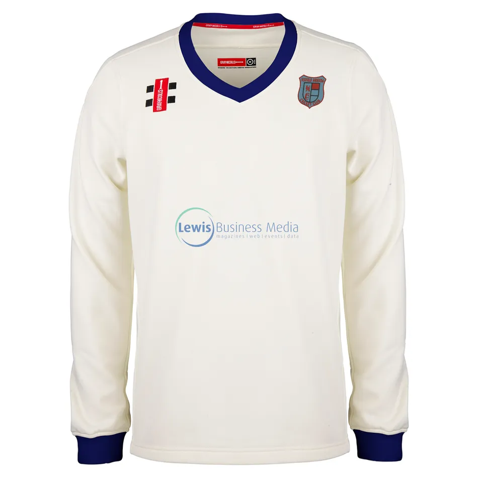 gray-nicolls-pro-performance-maglione-match-uckfield-anderida-cc-junior-avorio-n image 1