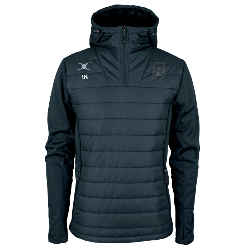 gilbert-rugby-dunfermline-rfc-adult-giacca-pro-active-quarter-zip-dark-navy image 1