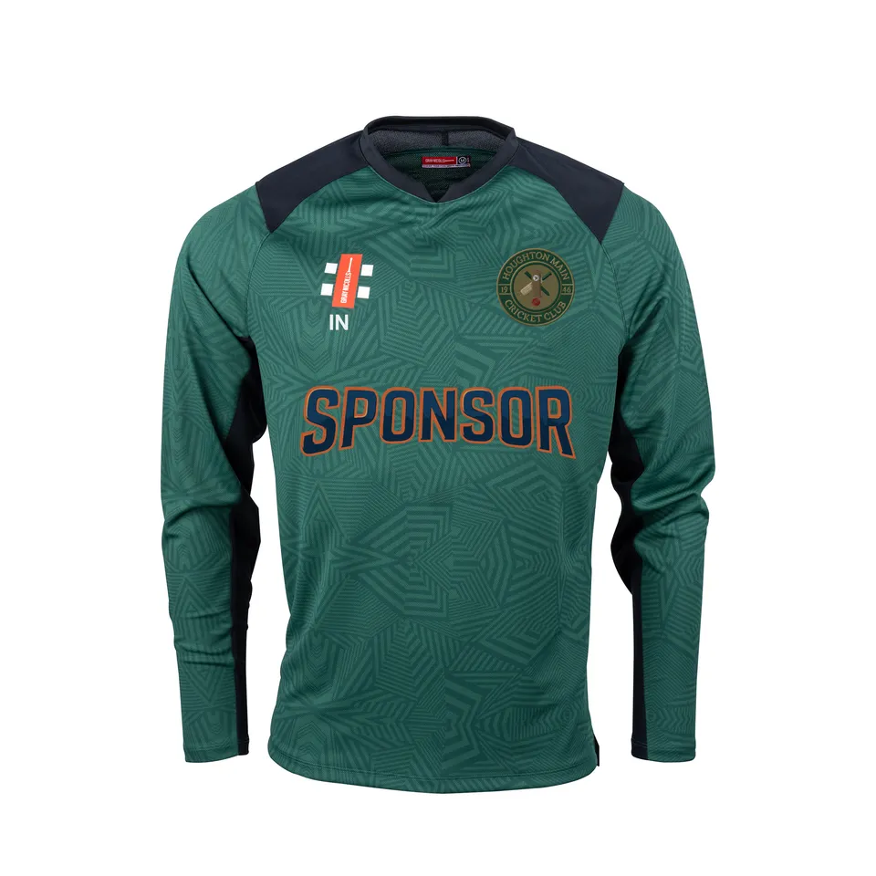 gray-nicolls-houghton-main-cc-junior-maglia-pro-t20-manica-lunga-verde-nero image 1