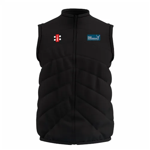 gray-nicolls-gts-bodywarmer-smanicato-senior-nero-dan-housego-cricket-coaching image 1