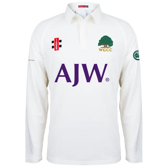 gray-nicolls-wisborough-green-cc-senior-matrix-v2-maglia-cricket-manica-lunga-av image 1