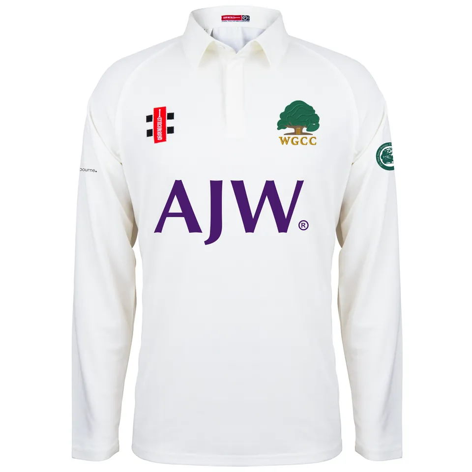 gray-nicolls-wisborough-green-cc-senior-matrix-v2-maglia-cricket-manica-lunga-av image 1
