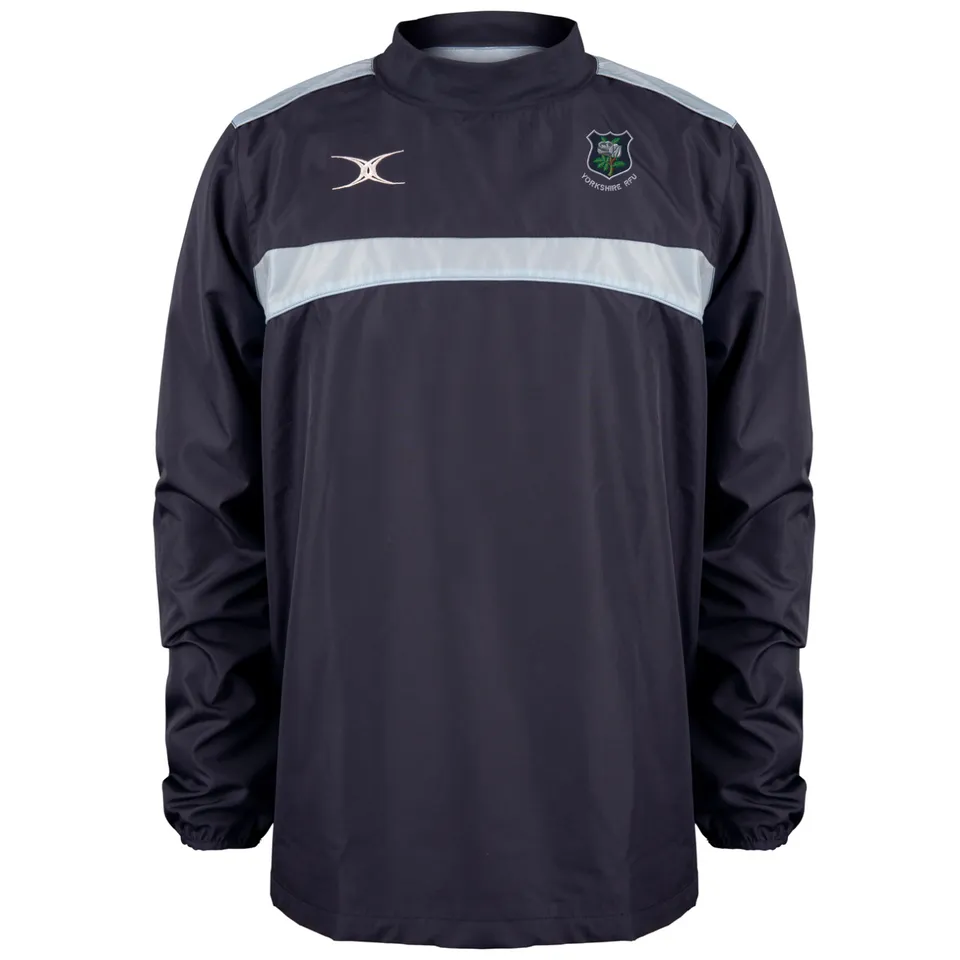 gilbert-rugby-yorkshire-pdg-giacca-warm-up-photon-uomo-blu-navy-azzurro image 1