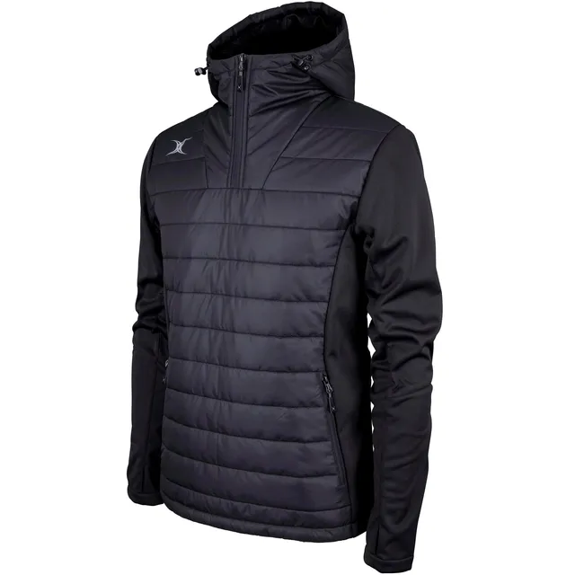 gilbert-rugby-pro-active-giacca-1-4-zip-uomo-nero-blu-navy image 1