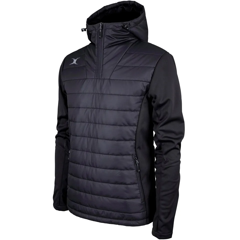 gilbert-rugby-pro-active-giacca-1-4-zip-uomo-nero-blu-navy image 1