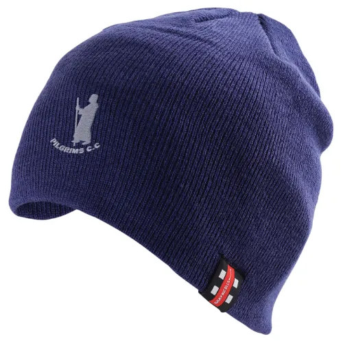 gray-nicolls-pilgrims-cc-senior-beanie-hat-blu-navy-scuro image 1