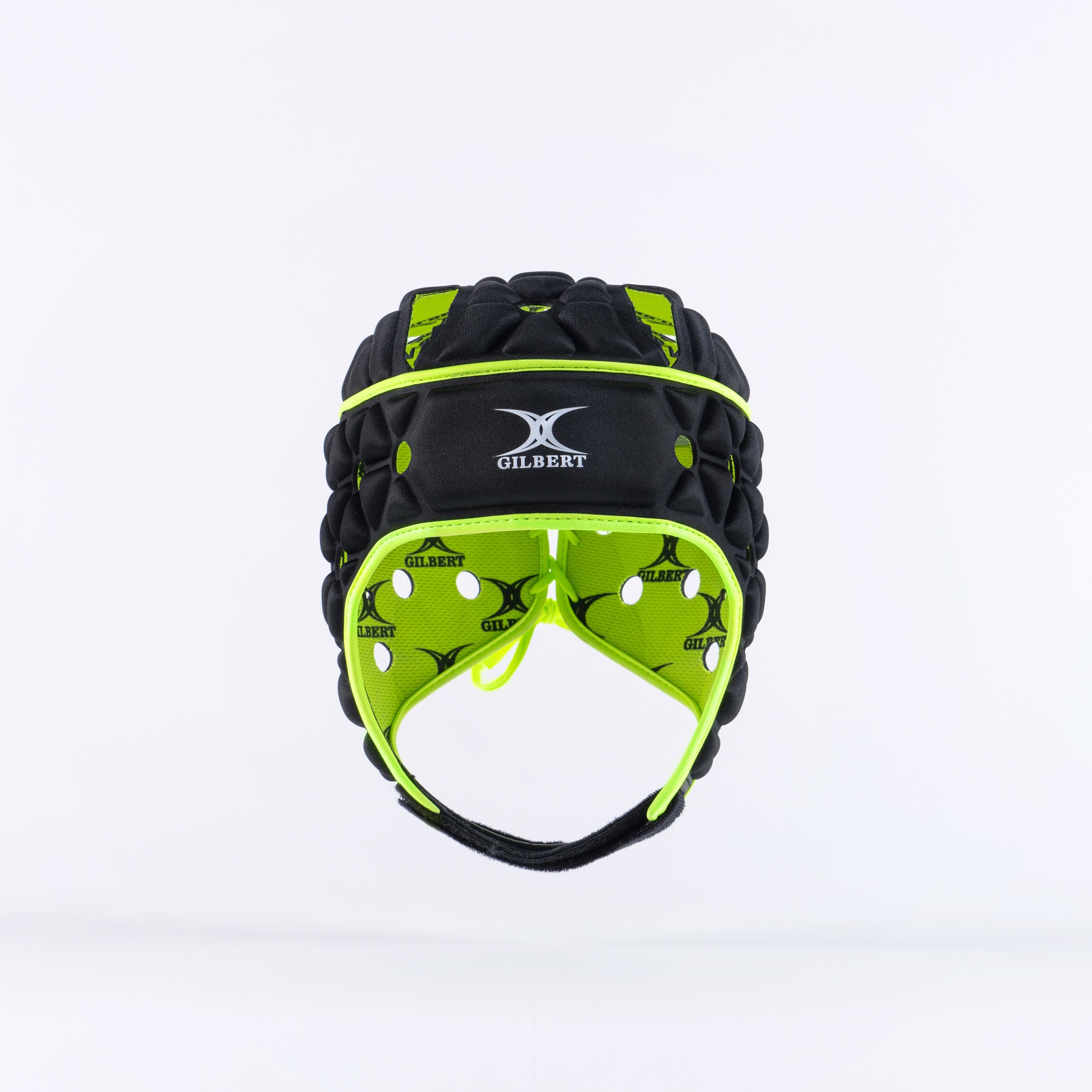 gilbert-rugby-air-headguard-caschetto-rugby-nero-rosso image 1