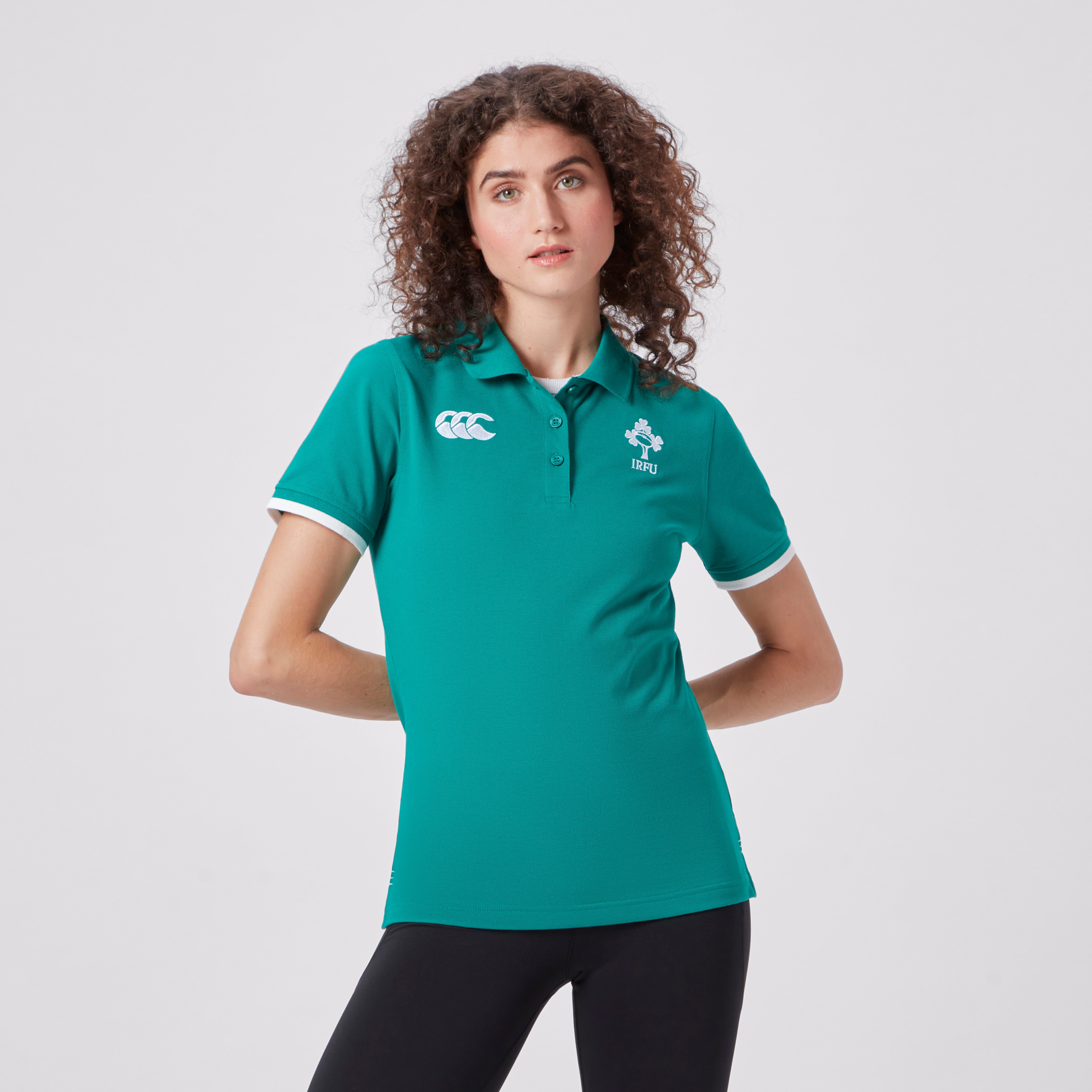 canterbury-ireland-team-polo-donna-verde image 1