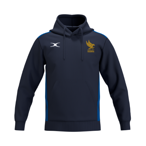 gilbert-rugby-henley-hawks-junior-felpa-con-cappuccio-atom-blu-navy-royal image 1
