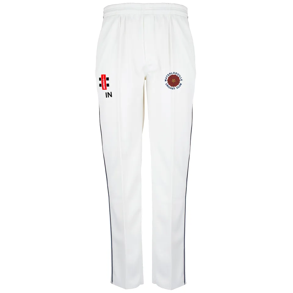 gray-nicolls-waterlooville-junior-matrix-v2-pantaloni-cricket-avorio-navy image 1