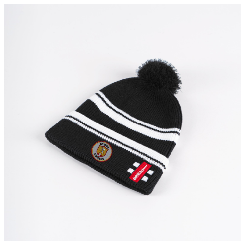 gray-nicolls-bexhill-strikers-bobble-hat-berretto-senior-nero image 1