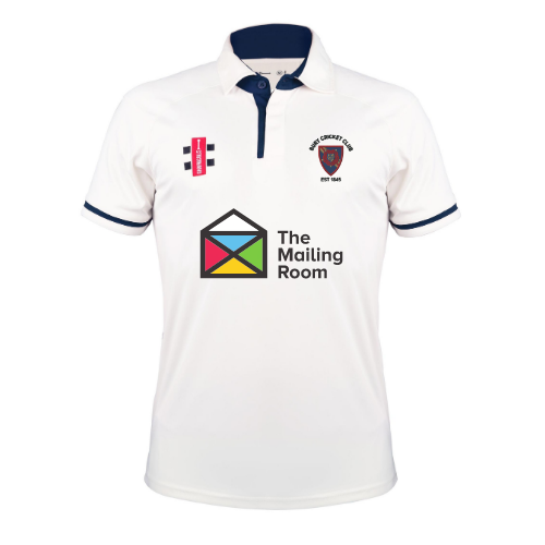 gray-nicolls-pro-performance-v3-maglia-cricket-s-s-senior-bury-cc-avorio-navy image 1