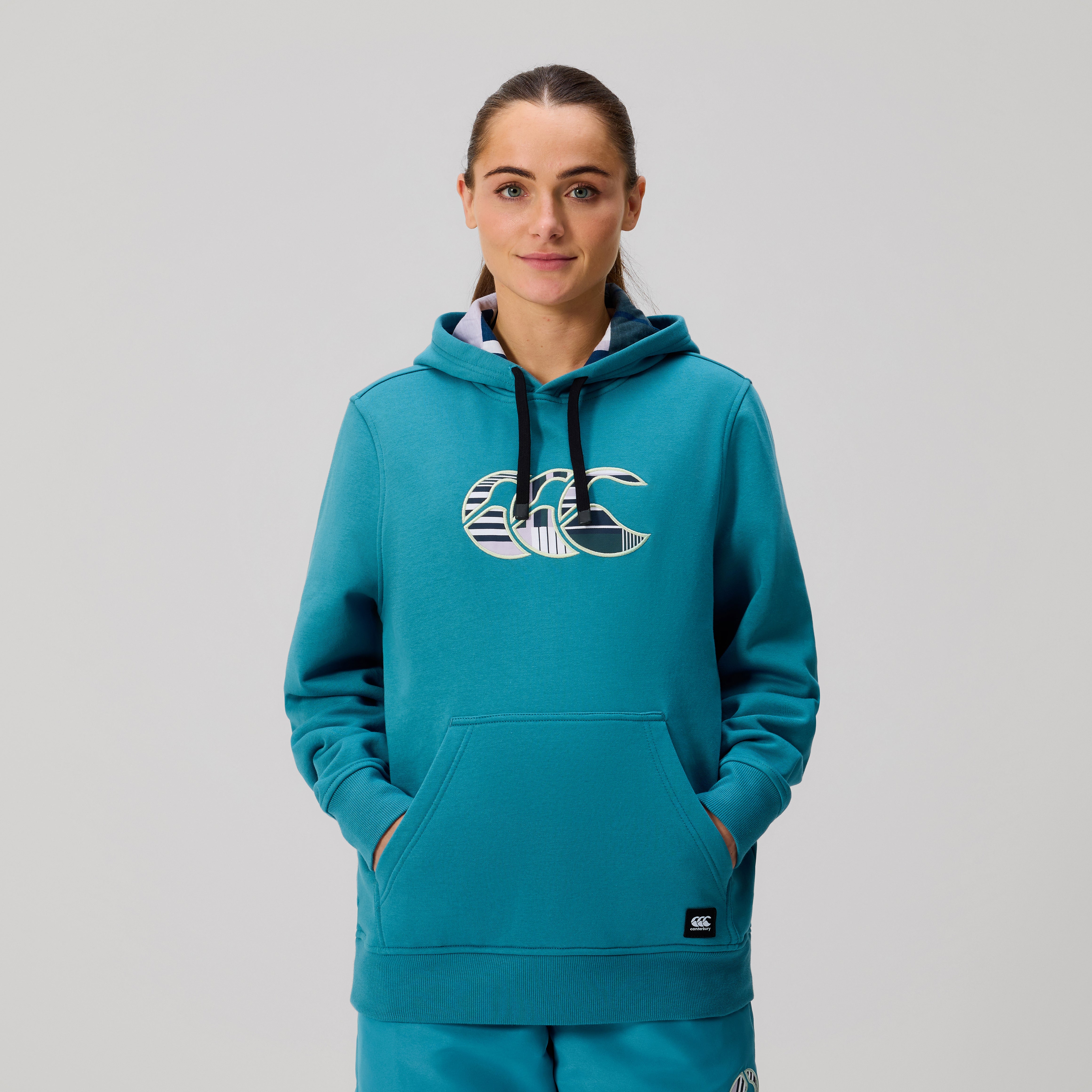 canterbury-uglies-felpa-con-cappuccio-donna-blu image 3