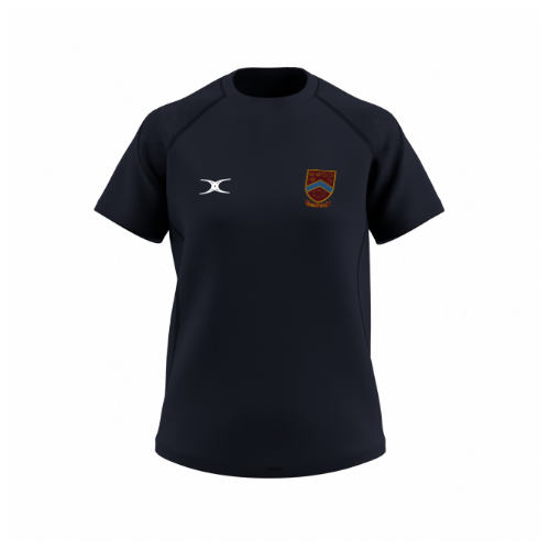 gilbert-rugby-crawley-rfc-donna-gts-t-shirt-manica-corta-blu-navy-scuro image 1