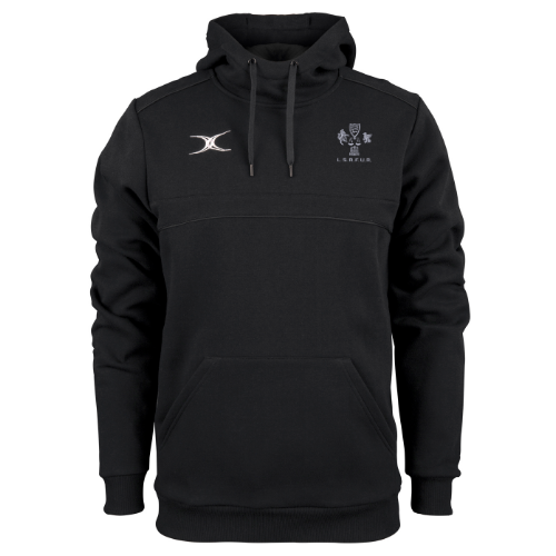 gilbert-rugby-london-society-referees-photon-felpa-con-cappuccio-adulto-nera image 1